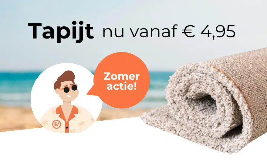 zomeractie tapijt banner